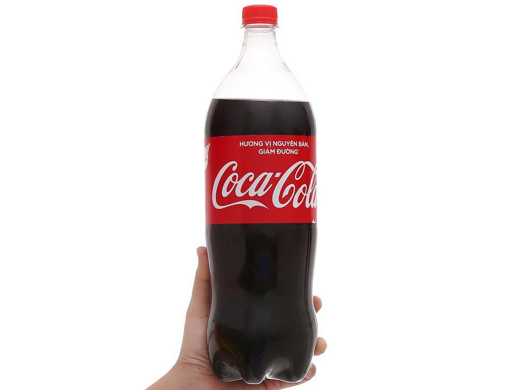 6 chai nước ngọt Coca Cola nguyên bản (giảm đường) chai 1.5 lít