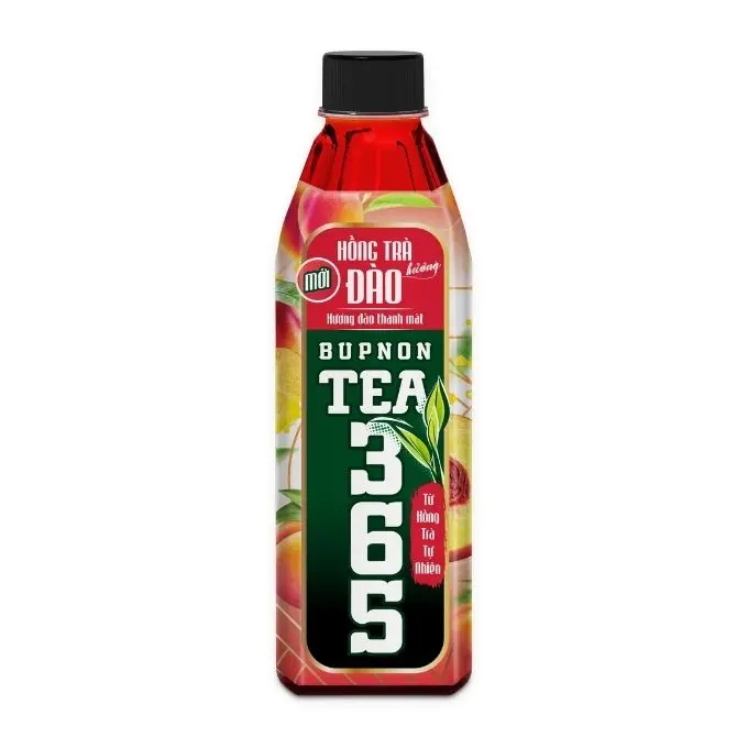 Trà hương đào Tea365 chai 500ml