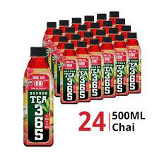 Thùng Trà hương đào Tea365 chai 500ml