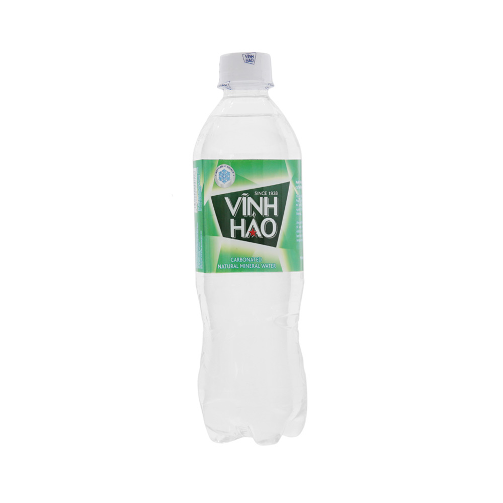 Nước khoáng Vĩnh Hảo có ga 500ml