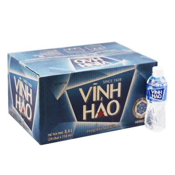 Thùng Nước Vĩnh Hảo 350ml (24 chai/Thùng)