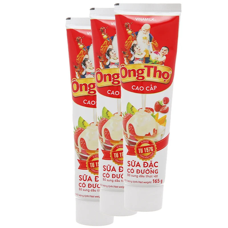 Sữa đặc có đường Ông Thọ Đỏ tuýp 165g